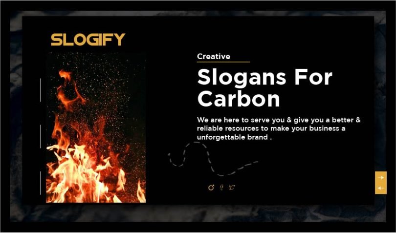 Slogan for Carbon