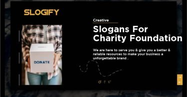 Slogan for Charity Foundation