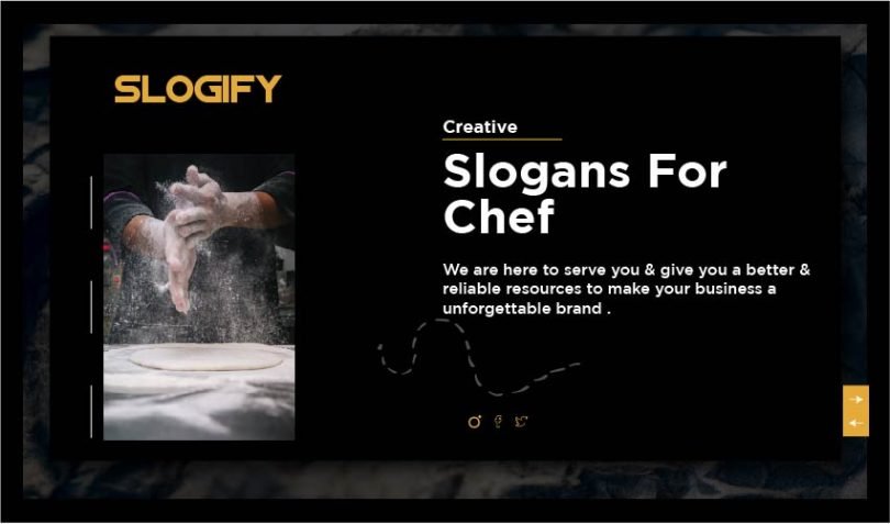 Slogan for Chef
