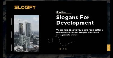 Slogan for Development