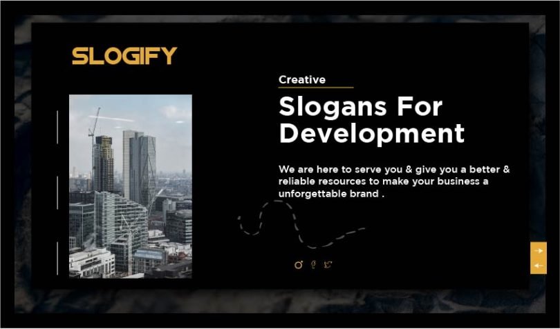 Slogan for Development