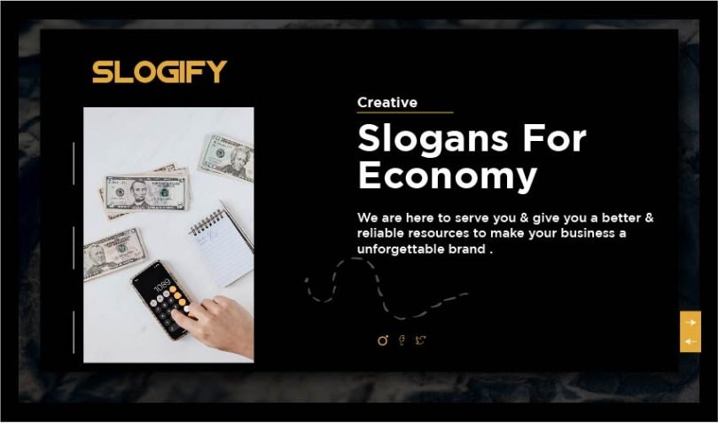 Slogan for Economy