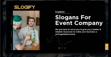 Slogan for Event Company