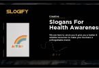 Slogan for Health Awareness