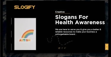 Slogan for Health Awareness