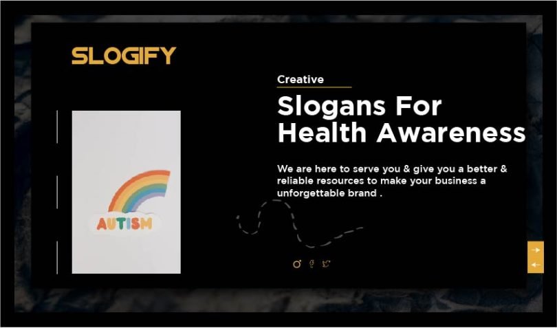 Slogan for Health Awareness