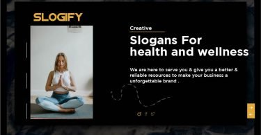 Slogan for Health and Wellness