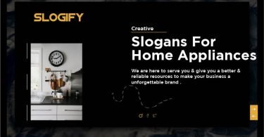 Slogan for Home Appliances