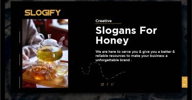 Slogan for Honey