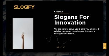 Slogan for Innovation