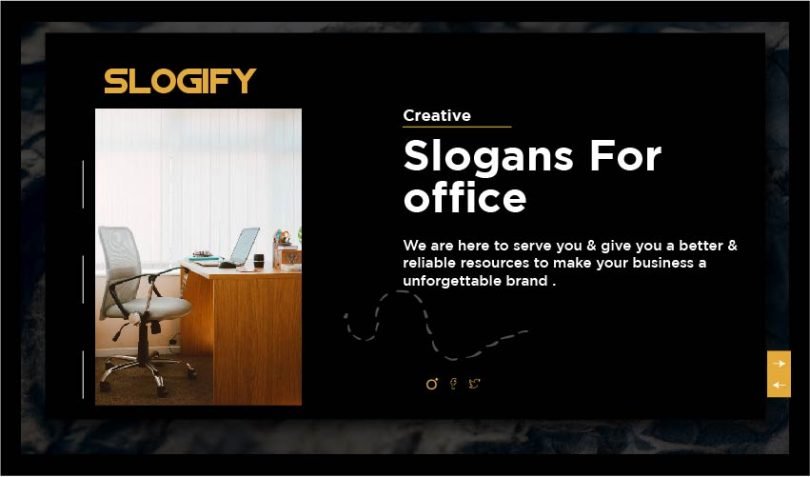 Slogan for Office