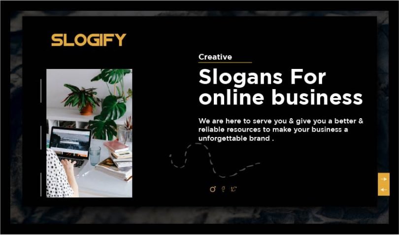 Slogan for Online Business