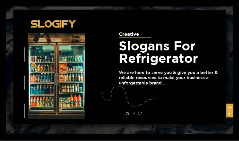 Slogan for Refrigerator