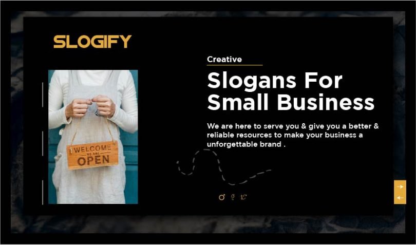 Slogan for Small Business