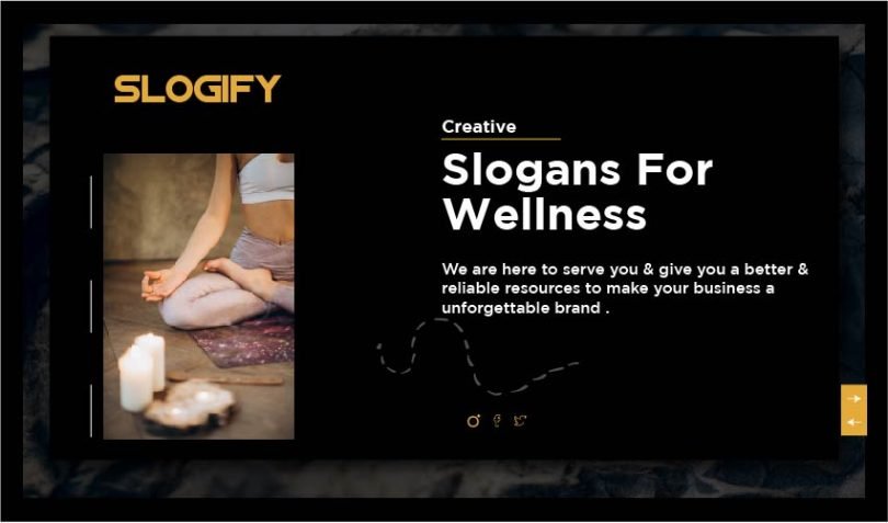 Slogan for Wellness