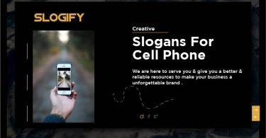 Slogan for cell phone