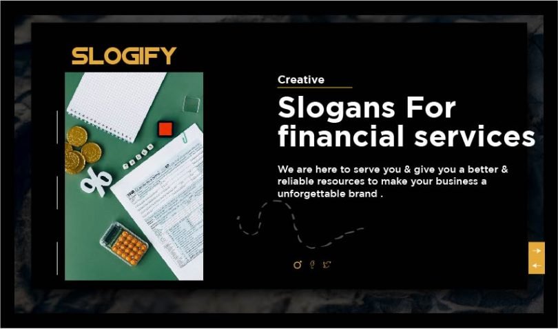Slogan for financial services