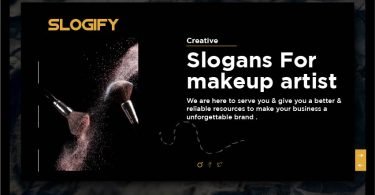 Slogan for makeup artist