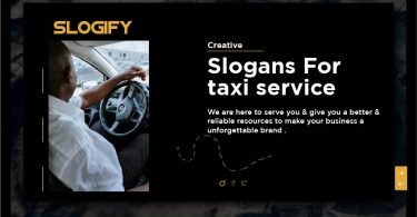 Slogan for taxi service