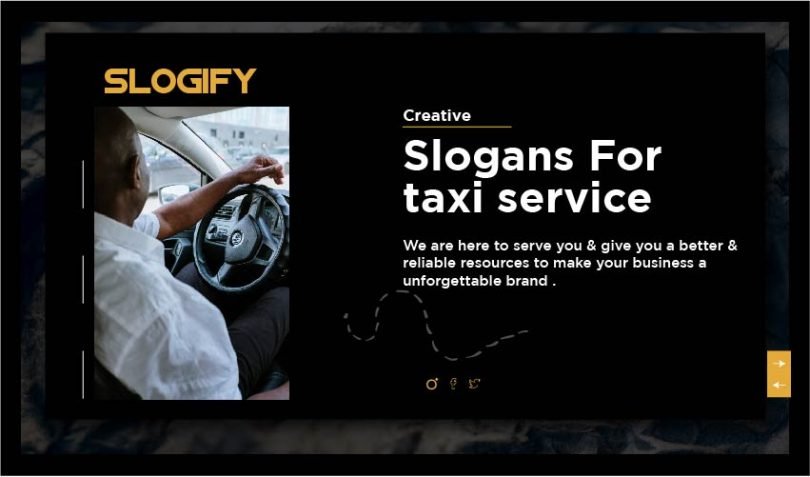 Slogan for taxi service