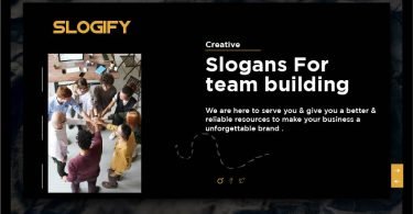 Slogan for team building