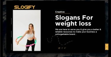 Slogan for weight loss