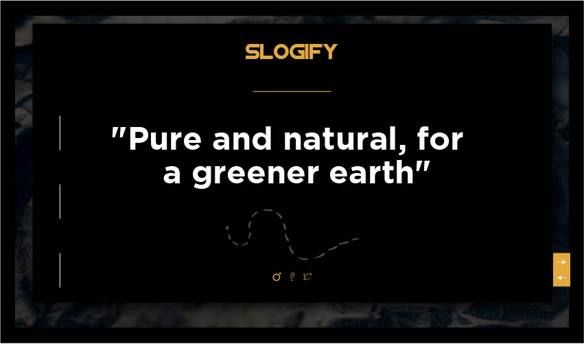 Slogan organic fertilizer