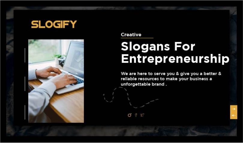 Tagline for Entrepreneurship