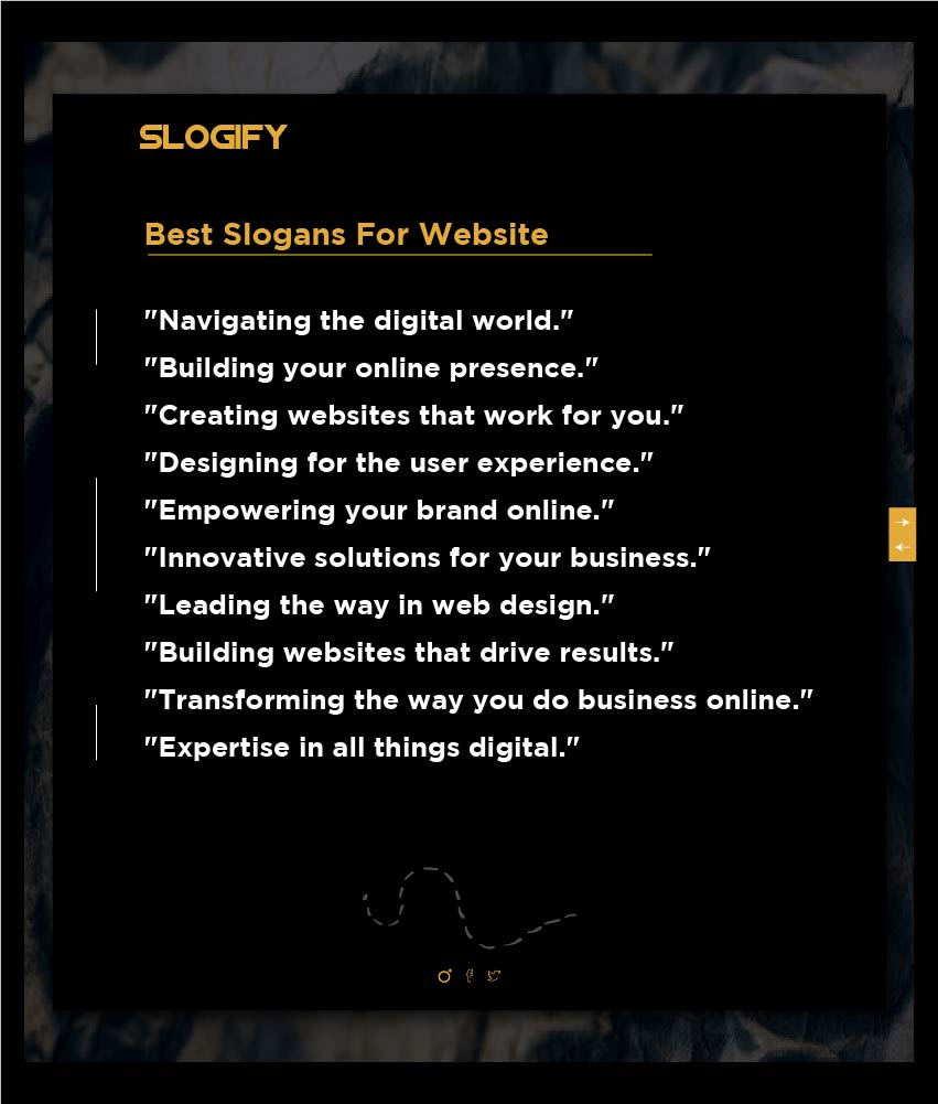 Tagline for online shop