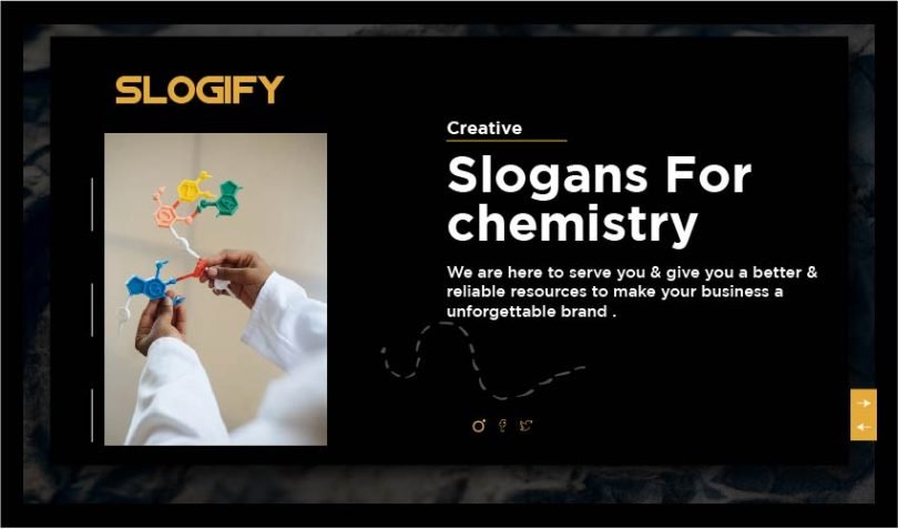 slogan for chemistry