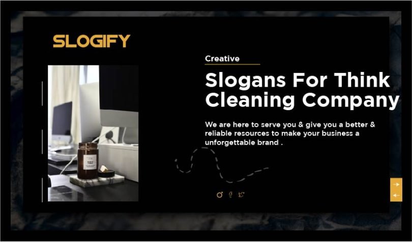 slogan for cleaning company