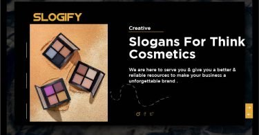 slogan for cosmetics