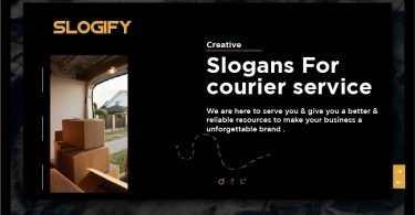 slogan for courier service