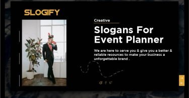 slogan for event planner