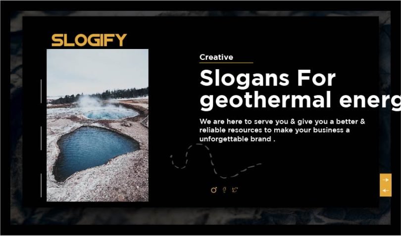 slogan for geothermal energy