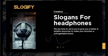 slogan for headphones