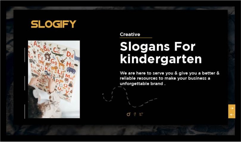 slogan for kindergarten