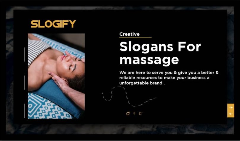 slogan for massage