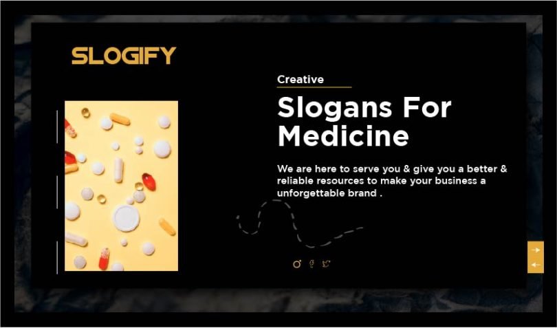 slogan for medicine