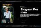 slogan for men