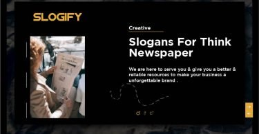 slogan for newspaper