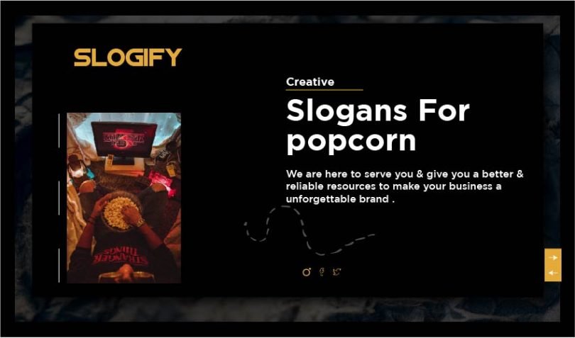 slogan for popcorn