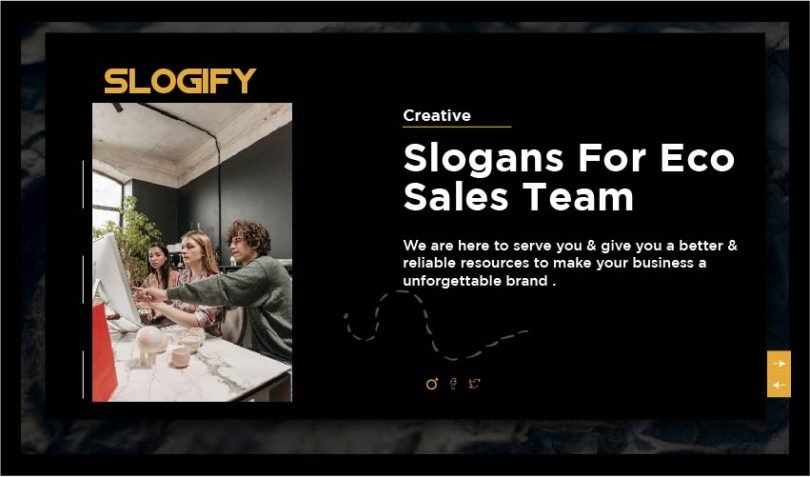 slogan for sales team