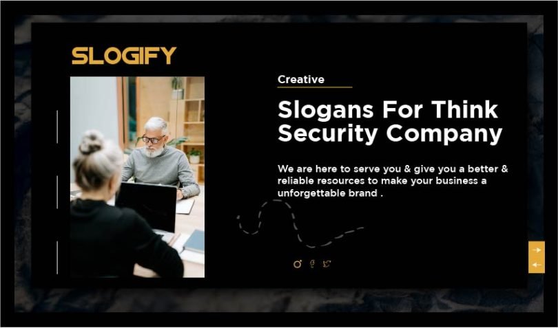 slogan for security company