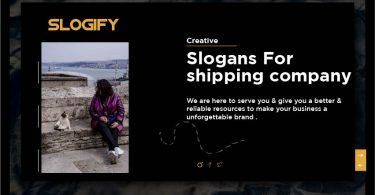 slogan for shipping company