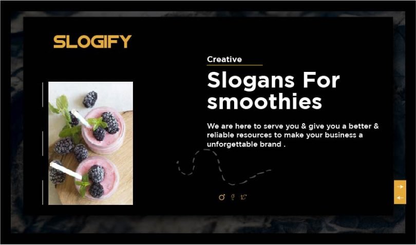 slogan for smoothies