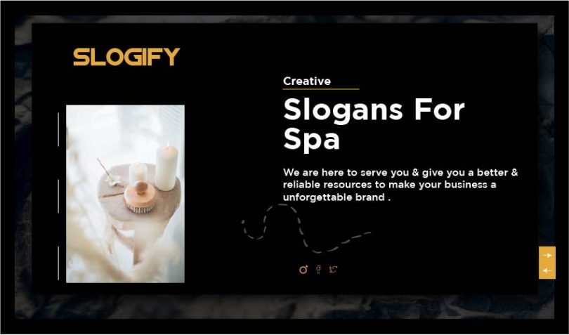 slogan for spa