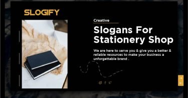 slogan for stationery shop