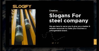 slogan for steel company