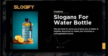 slogan for water bottle